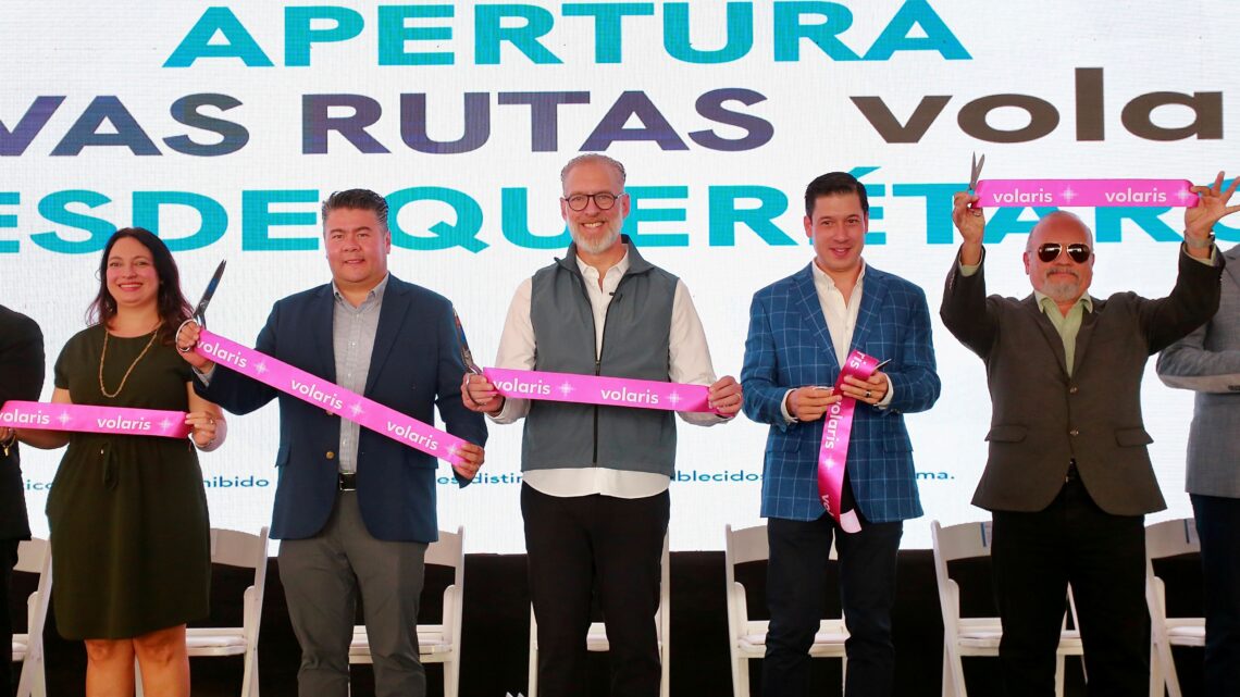 Crece competitividad de Querétaro con Volaris: Del Prete