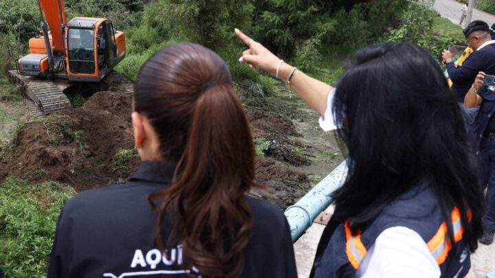 Gobierno Estatal y Municipal realizan labores de limpieza en río San Juan para prevenir contingencias