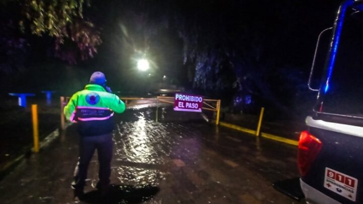 Protección Civil cierra cruces del Río San Juan por lluvias