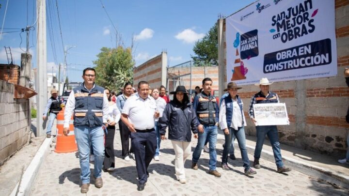 Avanza Rehabilitación de calle Miguel Hidalgo en Santa Bárbara La Cueva
