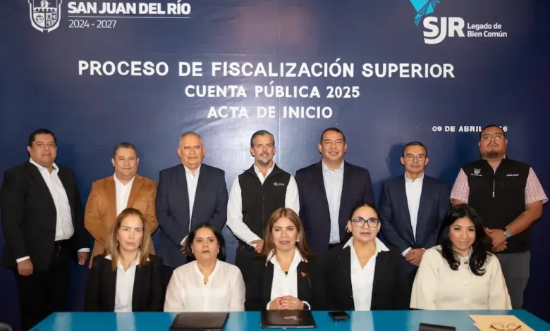 Arranca fiscalización de cuenta pública 2025 en San Juan del Río