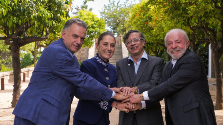 Sheinbaum destaca unidad latinoamericana junto a líderes de Brasil, Colombia y Uruguay