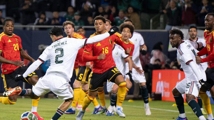 México no puede contra Bélgica y empatan 1-1