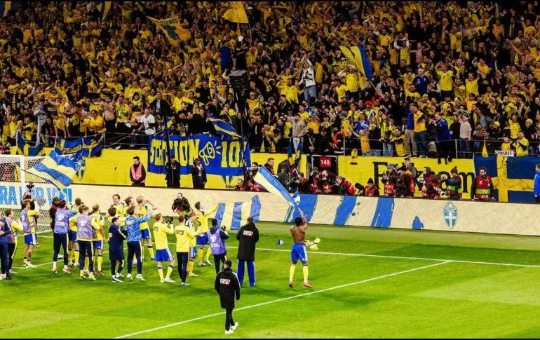Suecia firma una clasificación histórica y sorprendente a la copa del Mundo