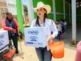 Encabeza Sonia Rocha entrega de apoyos alimentarios en San Joaquín