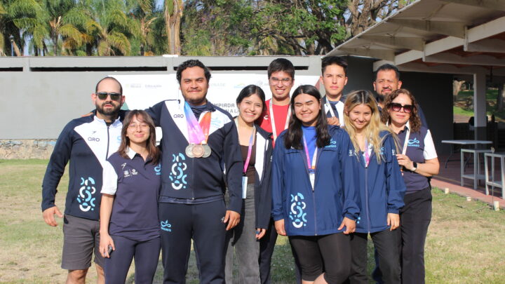 Supera equipo queretano de Tiro Deportivo su récord de medallas en Olimpiada Nacional