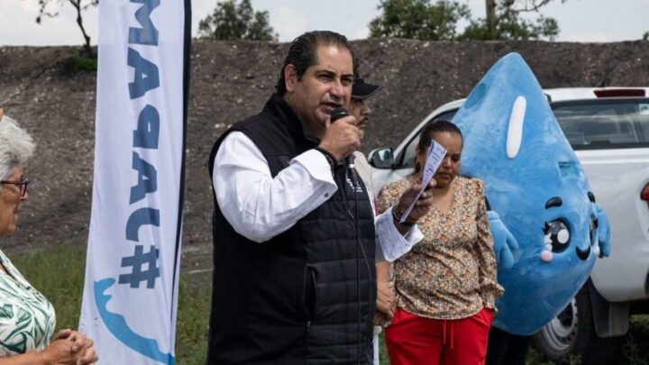 Entrega JAPAM restauración del bordo de regulación en el Ejido de Puerta de Palmillas