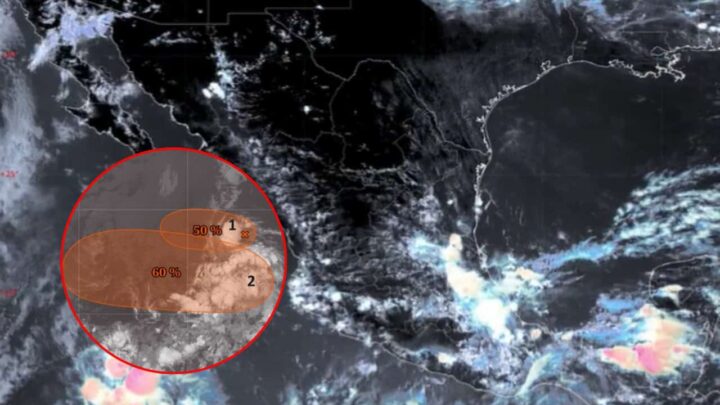 Así amanece la probabilidad del ciclón “Douglas” este jueves