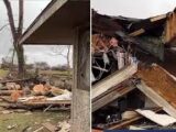 Tornados azotan comunidades a las afueras de Chicago: derriban casas y arrancan postes eléctricos