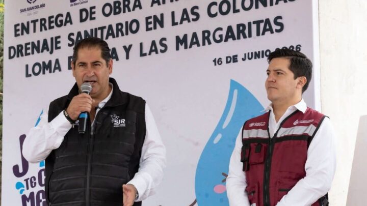 JAPAM y CONAGUA entregan ampliación de drenaje sanitario en Loma Bonita y Las Margaritas