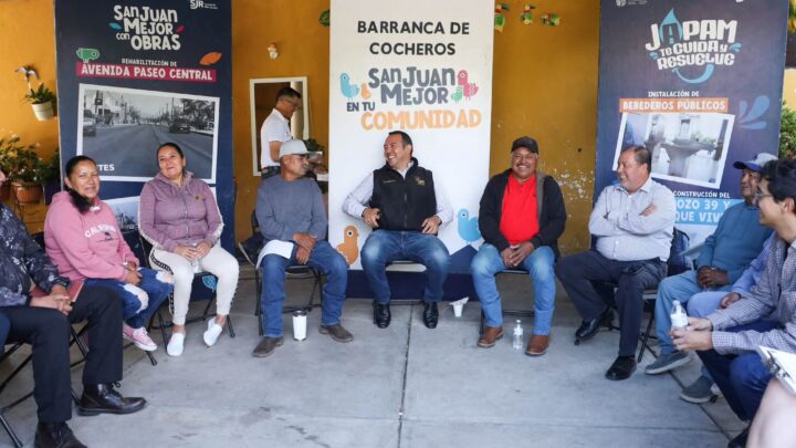 Lunes en Barranca de Cocheros lleva acciones de mejoramiento y rehabilitación de espacios públicos.