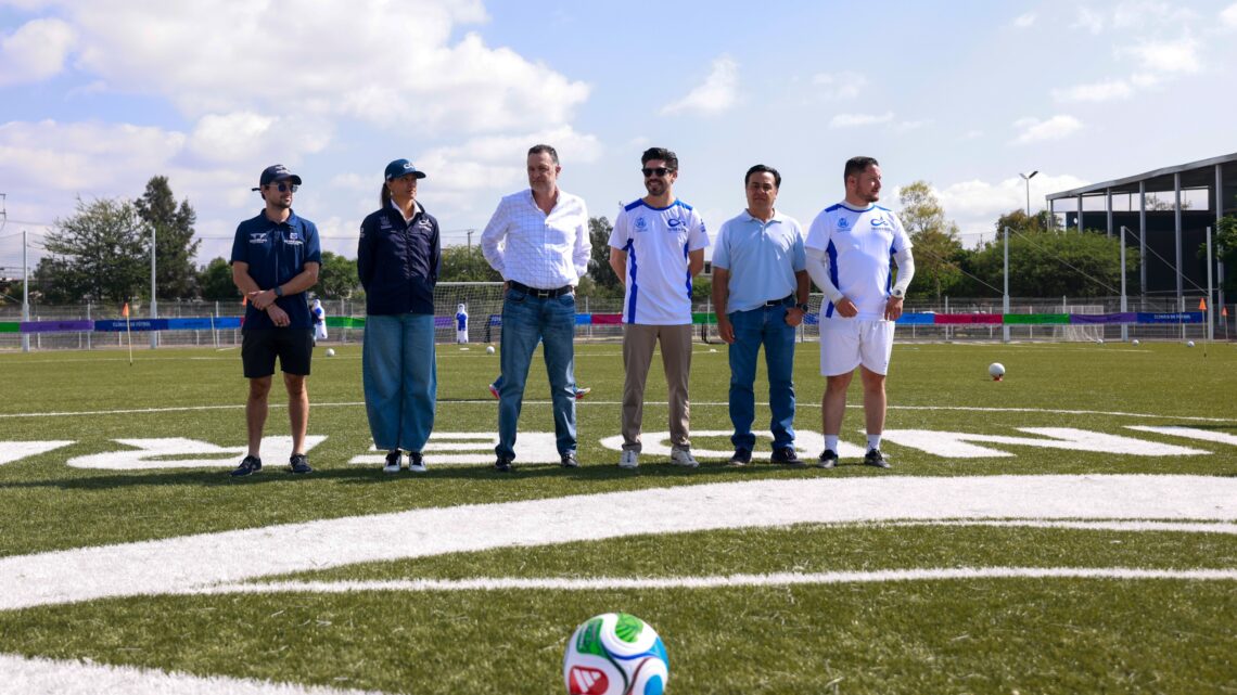Convive Gobernador con participantes de la Clínica de Fútbol Indereq 2026