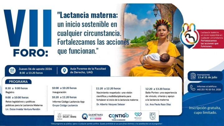 Invita SESA a participar en el VII Foro de Lactancia Materna 2026