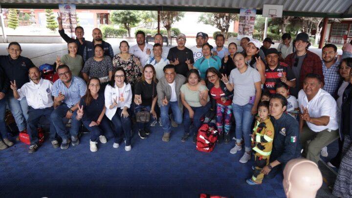 Impulsa Luis Nava red ciudadana preparada para enfrentar emergencias