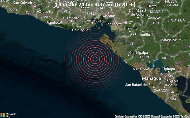 Sismo de 5.7 sacude El Salvador, Honduras y Nicaragua; esto se sabe