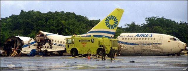 Avioneta se estrella en Colombia y confirman muerte de los pasajeros