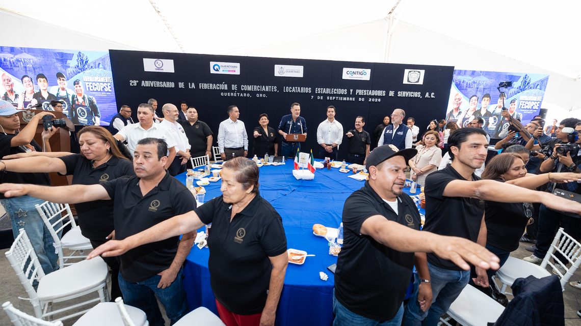 Reconoce Gobernador liderazgo y compromiso de FECOPSE por Querétaro