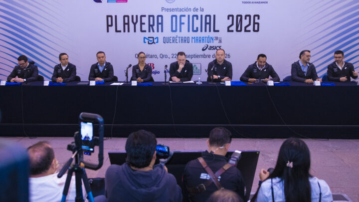 Presentan la playera y las rutas del Querétaro Maratón 2026