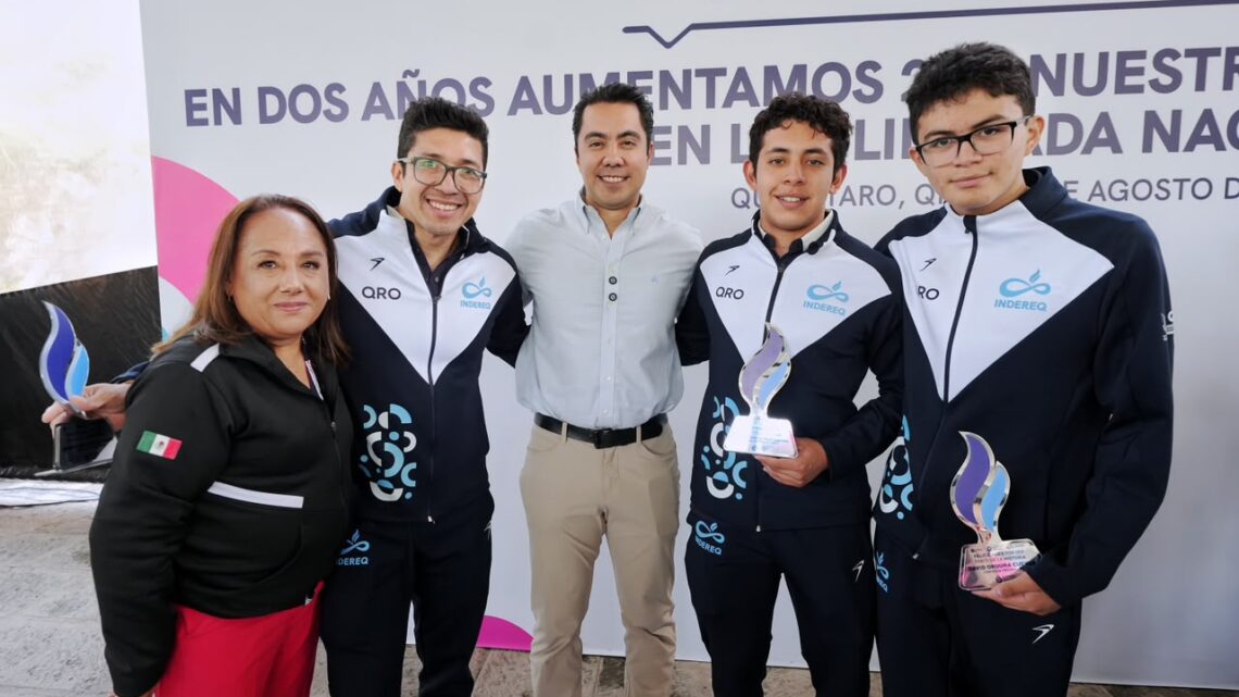 Reconocen Felifer Macías y Mauricio Kuri a atletas y entrenadores medallistas de la Olimpiada Nacional CONADE 2026