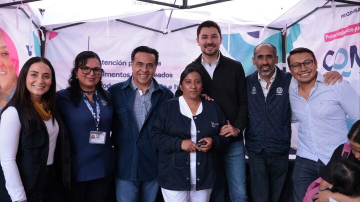 Lleva Luis Nava apoyos para el cuidado de las familia a Tequisquiapan