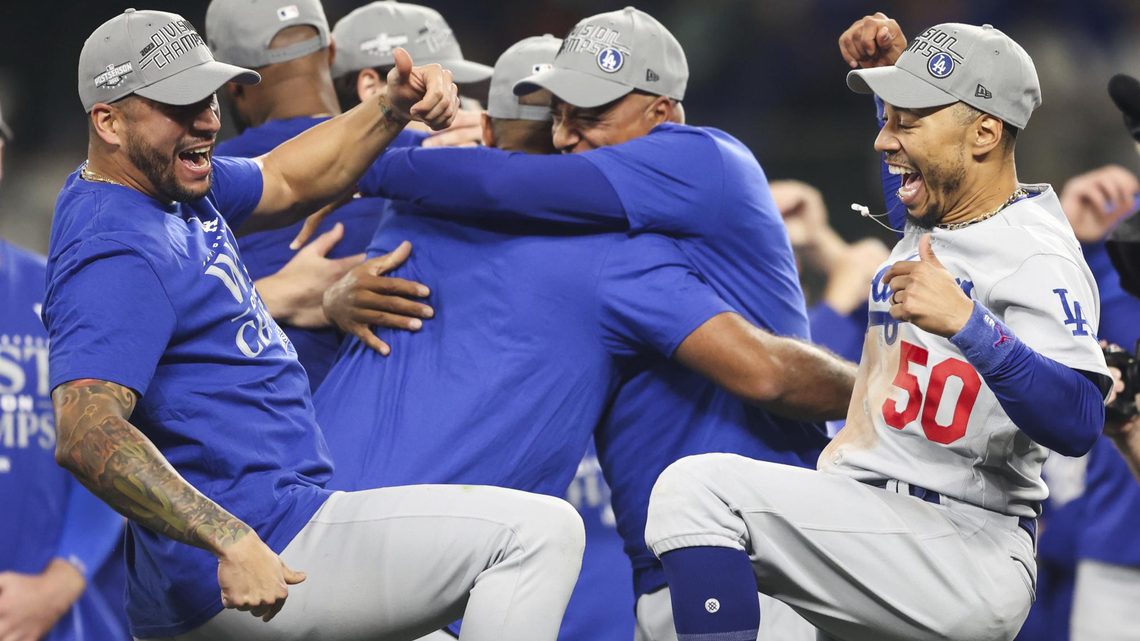 Dodgers conquistan el Oeste de la Liga Nacional por quinto año seguido y van por el tricampeonato
