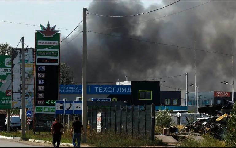 Rusia bombardea la capital de Ucrania con drones y misiles