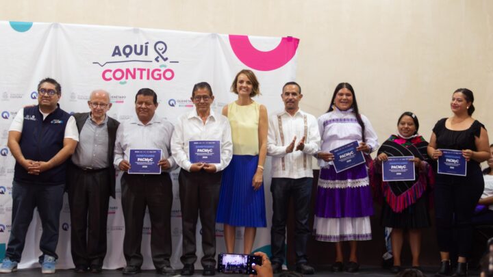 Entregan apoyos del PACMyC 2026