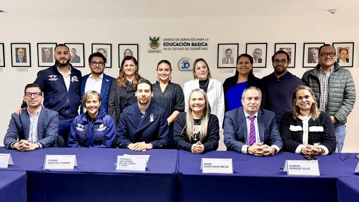 Firma USEBEQ convenio para fortalecer juventudes y familias en escuelas