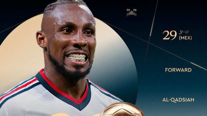Julián Quiñones, en el lugar 28 del Balón de Oro 2026
