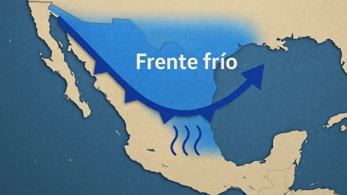 Frente frío 2 llega a México; estados con las temperaturas más bajas